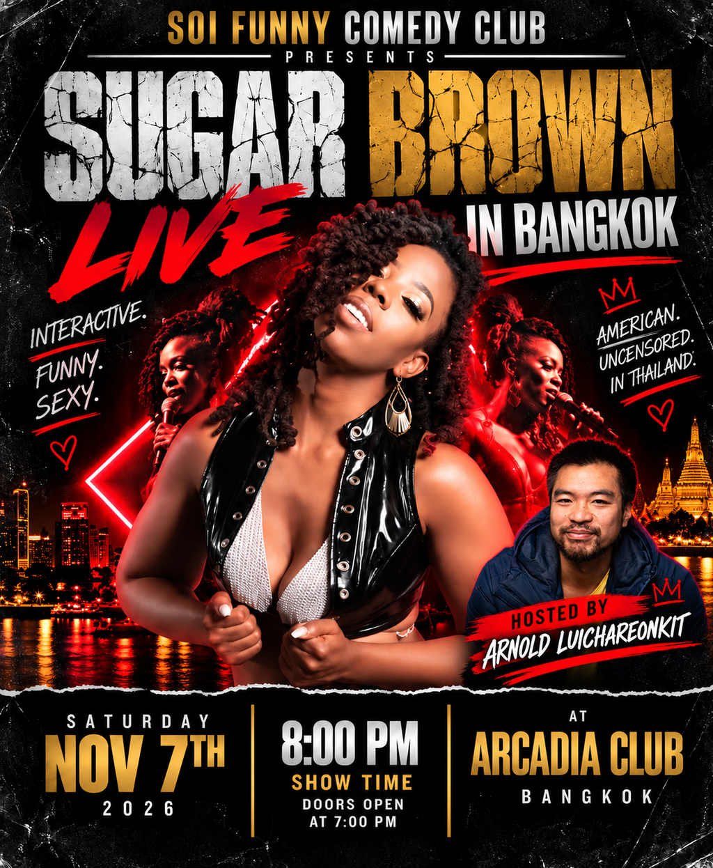 Sugar Brown Comedy Experience | Live In Bangkok