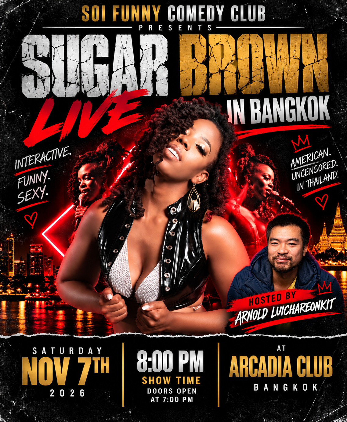 Sugar Brown Comedy Experience | Live In Bangkok